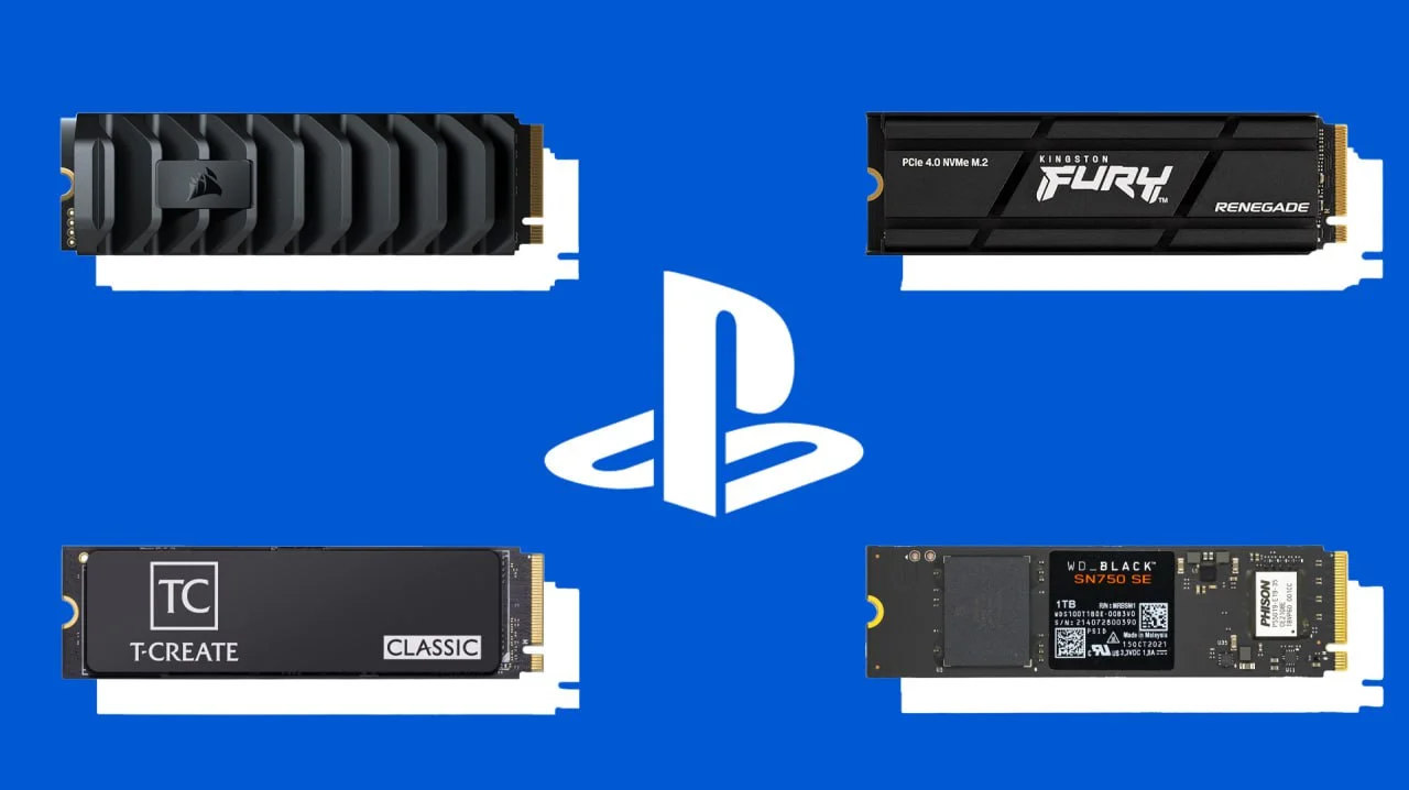 SSD M.2 для расширения памяти PS5