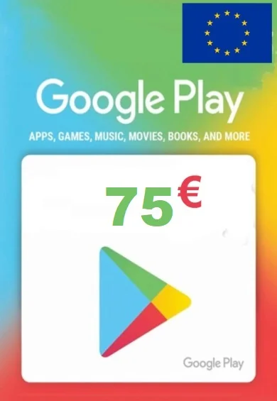 Карта пополнения Google Play 75 Евро фото