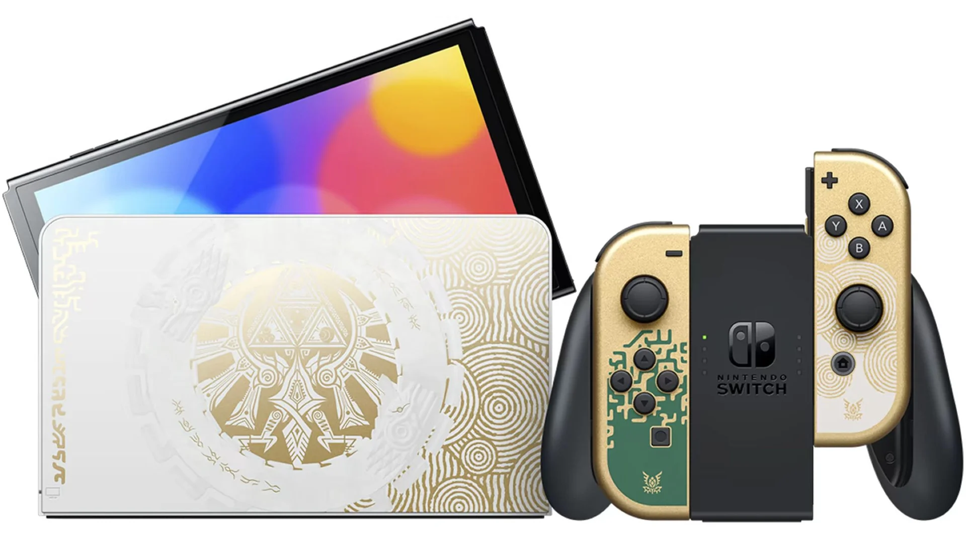 Игровая приставка Nintendo Switch (OLED-модель) (The Legend of Zelda: Tears of the Kingdom Edition) картинка