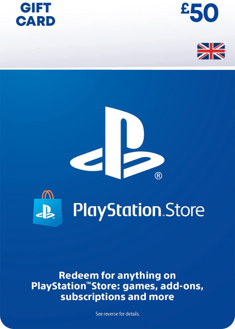 Карта Пополнения PSN 50 Фунтов фото