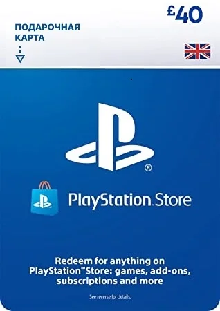 Карта Пополнения PSN 40 Фунтов фото