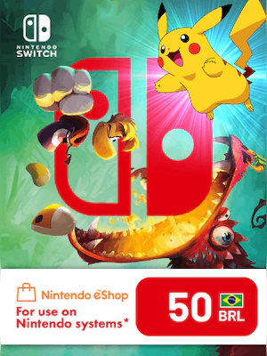 Карта пополнения Nintendo Eshop 50 Реалов (Бразилия) фото