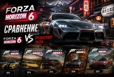 Forza Horizon 6 vs Forza Horizon 5 и предыдущие части — стоит ли покупать в 2026 году?