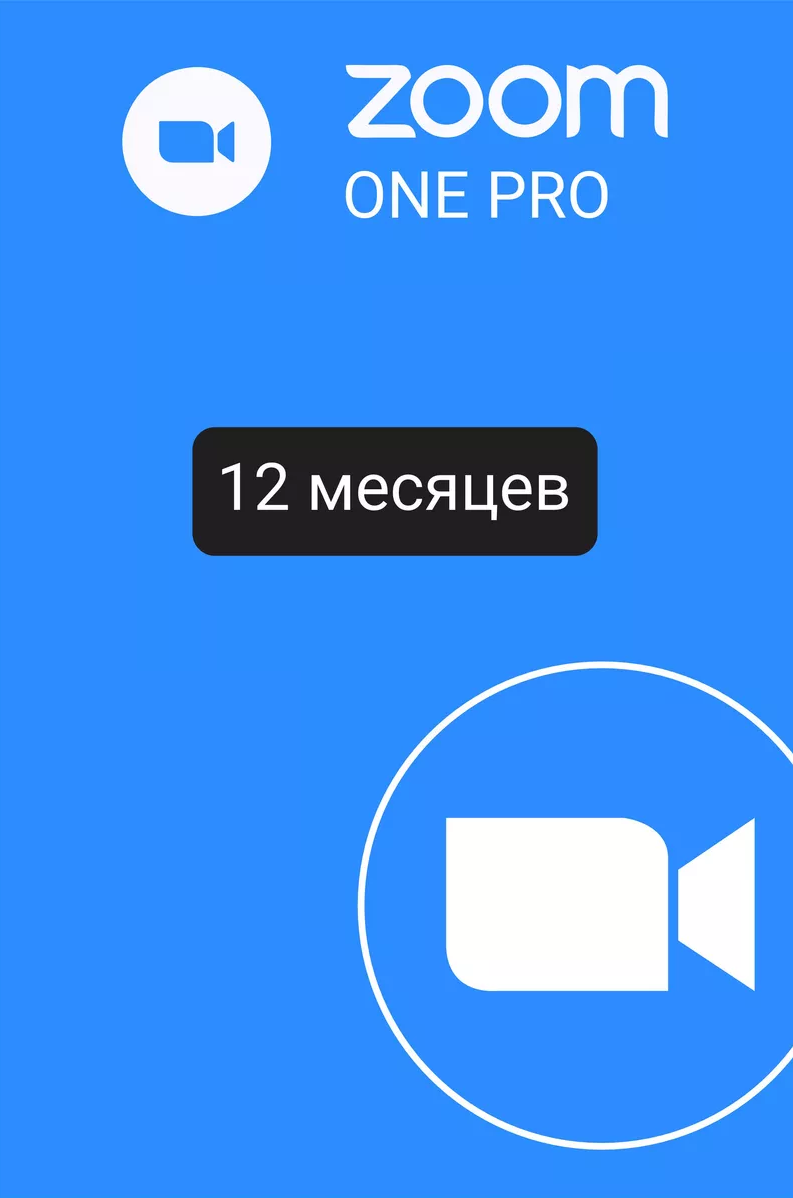 Подписка Zoom Профессиональный 12 месяцев (продление) фото