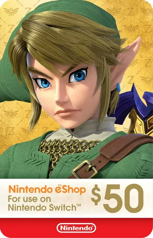 Карта пополнения Nintendo Eshop 50$ (США) фото