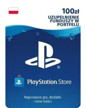 Карта пополнения PS Store Польша 100 PLN (код PSN) фото