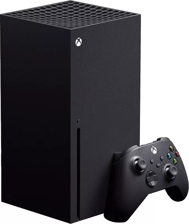 Игровая приставка Xbox Series X – вид спереди