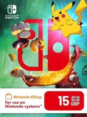 Карта пополнения Nintendo Eshop 15 Фунтов (Великобритания) фото