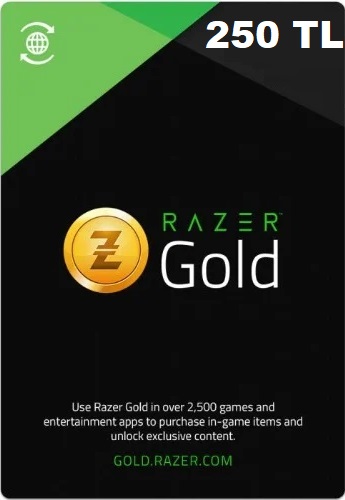 Карта пополнения Razer Gold 250 Лир фото