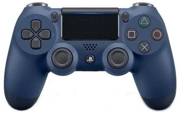 Геймпад DualShock 4 Midnight Blue V2 - вид спереди