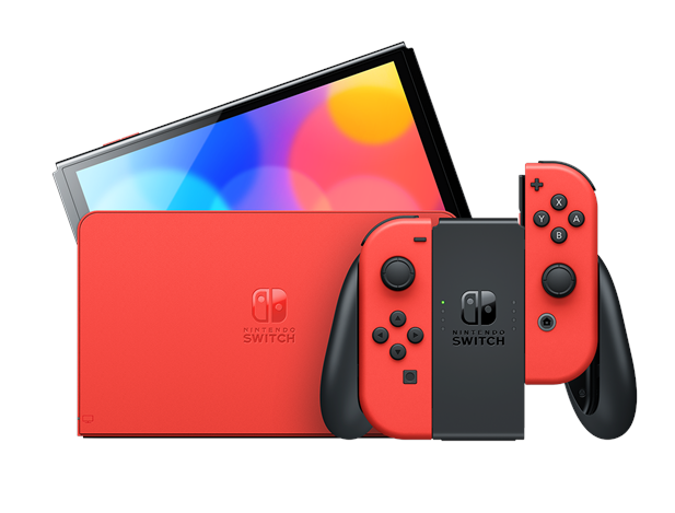 Игровая приставка Nintendo Switch Mario Red Edition (OLED-модель) картинка