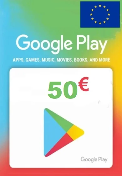Карта пополнения Google Play 50 Евро фото