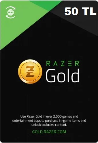 Карта пополнения Razer Gold 50 Лир фото