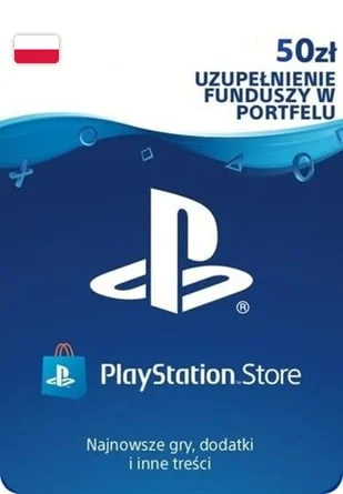 Карта пополнения PS Store Польша 50 PLN (код PSN) фото
