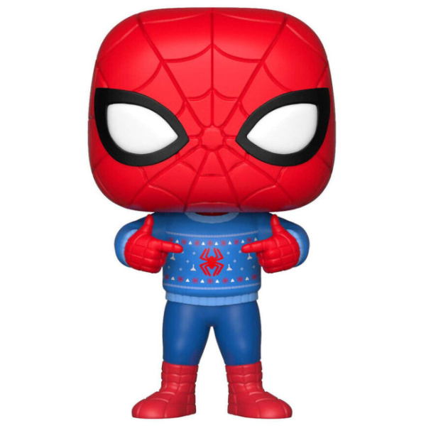 Фигурка Funko POP! Bobble Marvel Holiday Spider-Man w/ Ugly Sweater (397) 33983 картинка