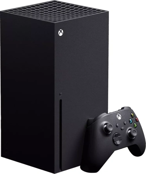 Игровая приставка Xbox Series X – вид спереди
