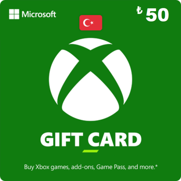 Пополнение кошелька Xbox Live 50 Лир фото
