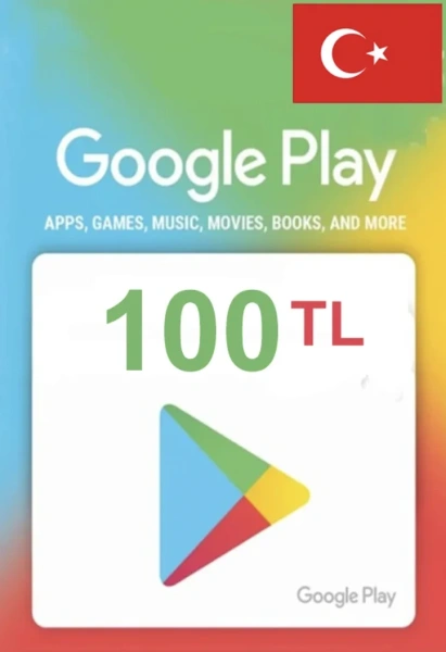 Карта пополнения Google Play 100 TL (Турция) фото