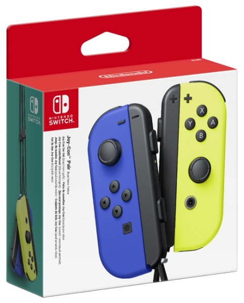 Набор геймпадов Joy-Con (синий/неоново желтый)(Switch) картинка
