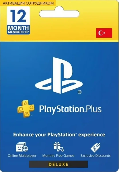 PS Plus Deluxe 12 месяцев Турция (активация сотрудником) фото